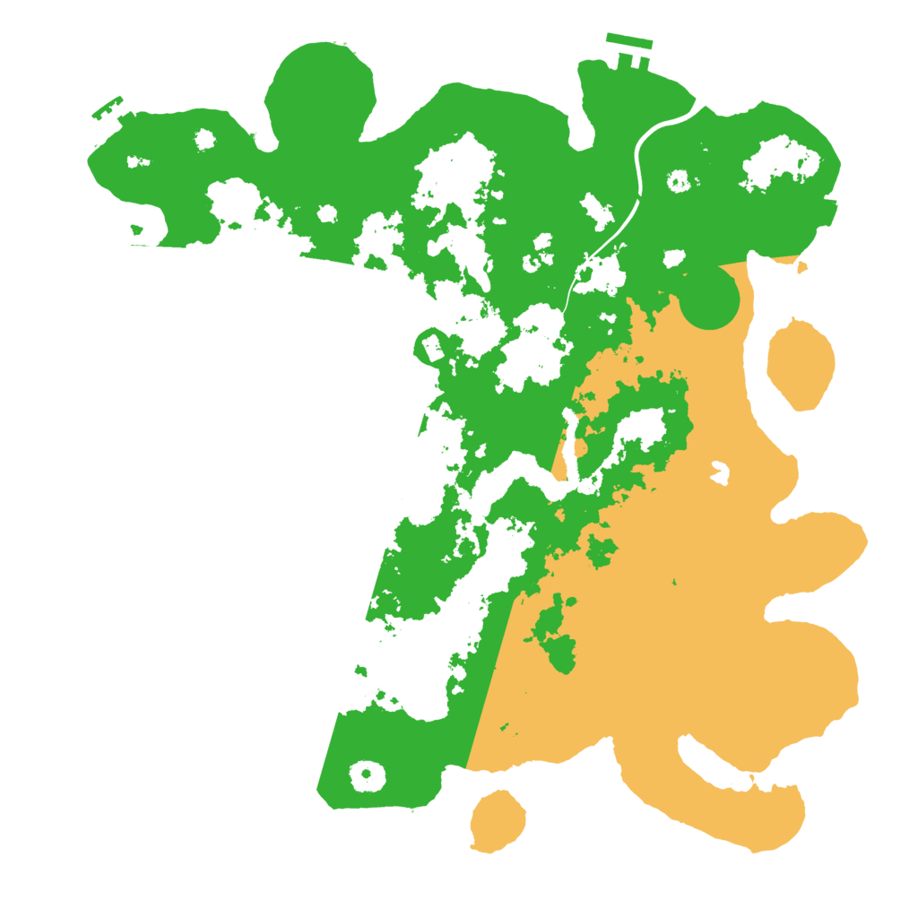 Biome Rust Map: Procedural Map, Size: 4000, Seed: 1187733398