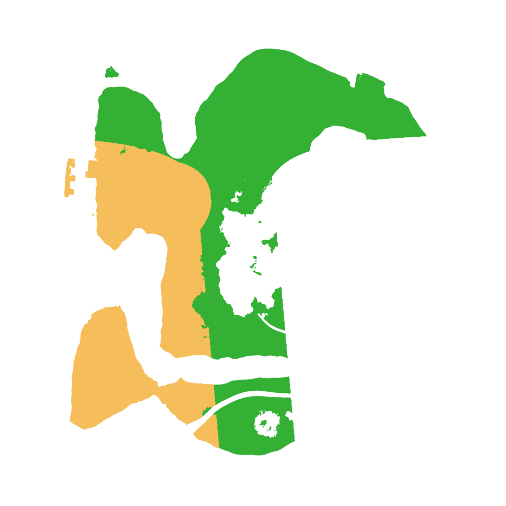 Biome Rust Map: Procedural Map, Size: 2000, Seed: 420692020