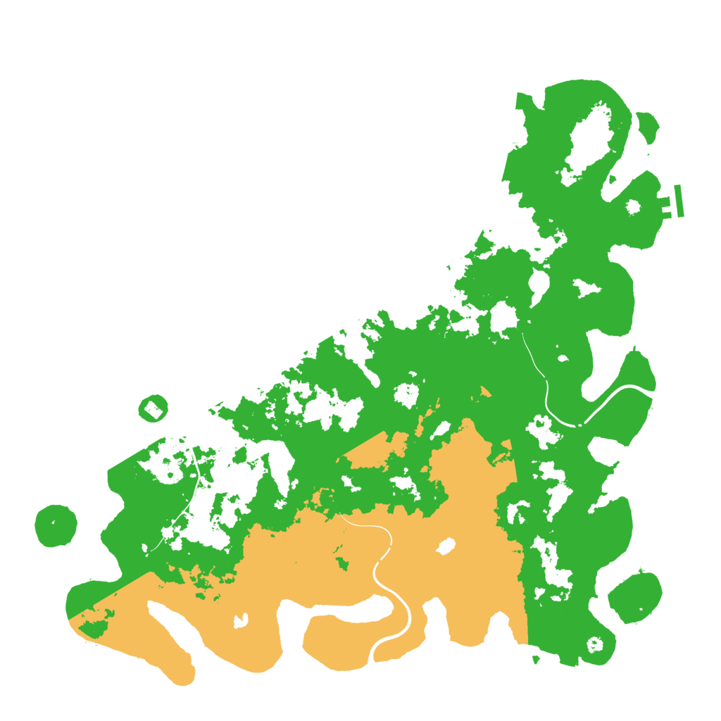 Biome Rust Map: Procedural Map, Size: 4500, Seed: 1466310835