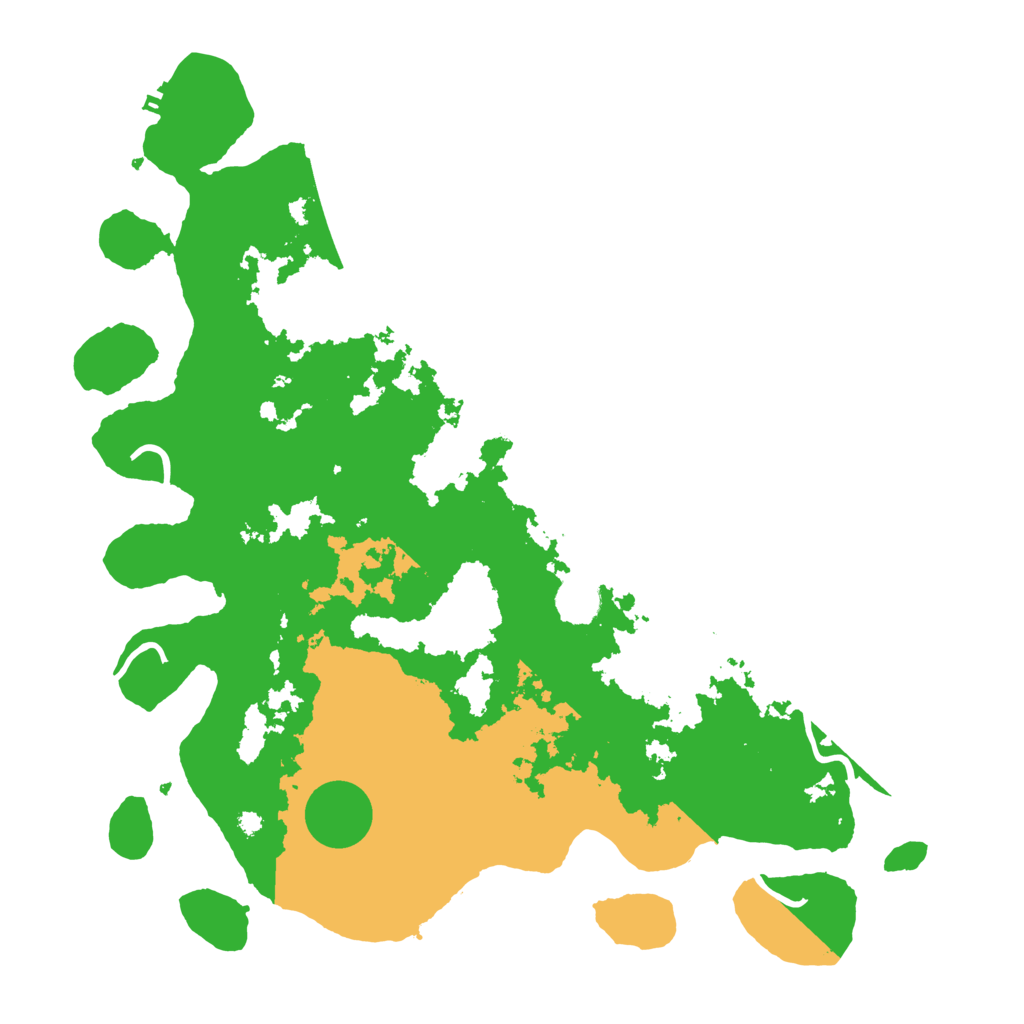 Biome Rust Map: Procedural Map, Size: 4000, Seed: 1466907180