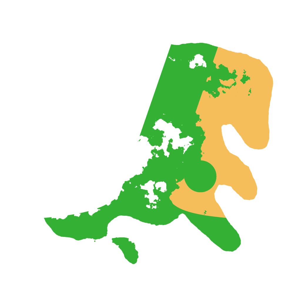 Biome Rust Map: Barren, Size: 2500, Seed: 4582