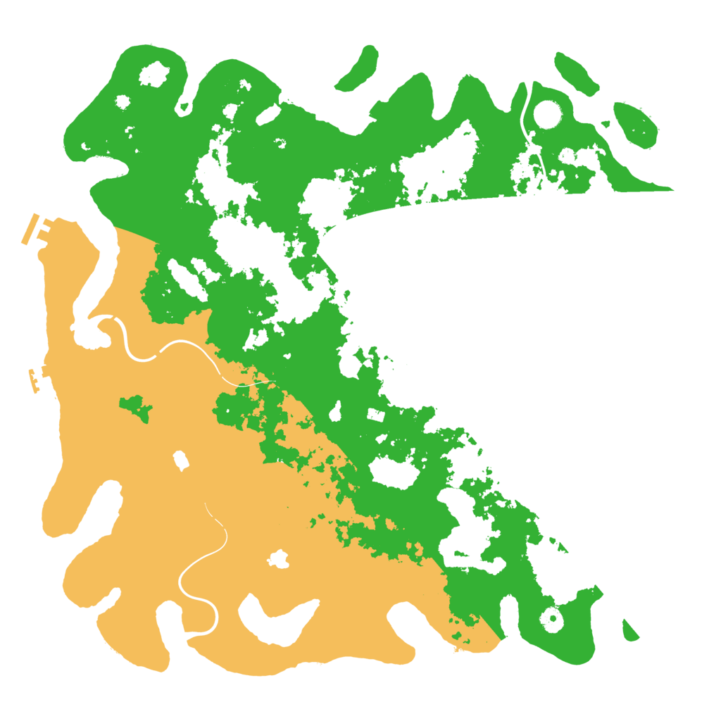 Biome Rust Map: Procedural Map, Size: 4500, Seed: 1708799518