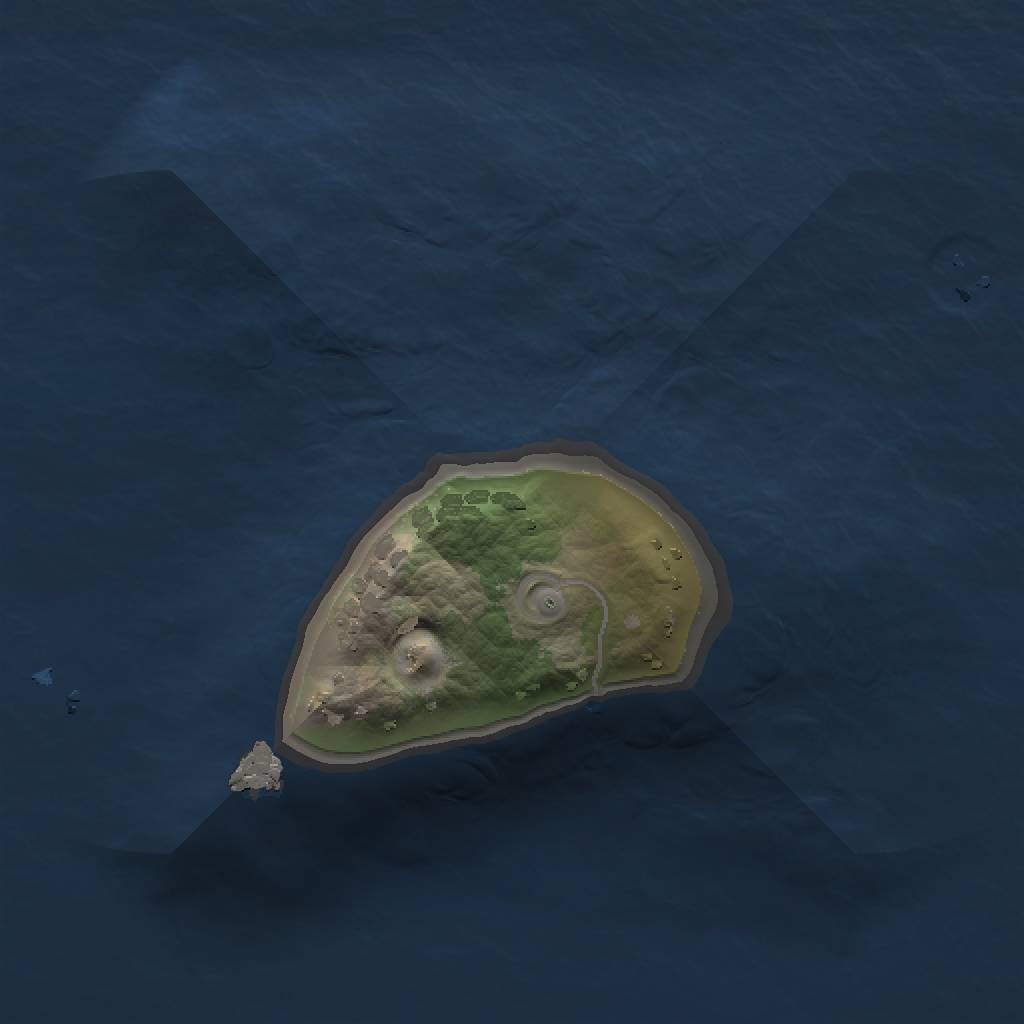 Rust Map: Procedural Map, Size: 1000, Seed: 751123206, 3 Monuments