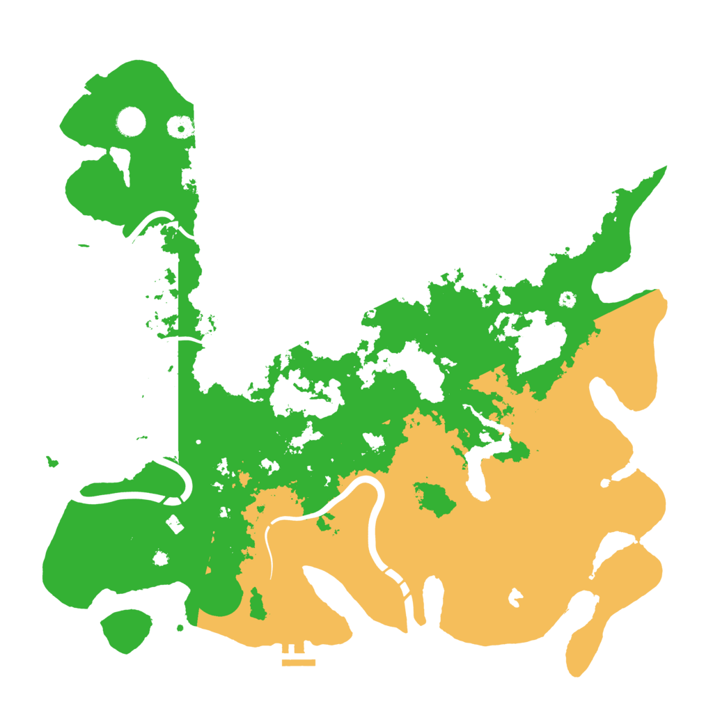 Biome Rust Map: Procedural Map, Size: 4300, Seed: 229304251