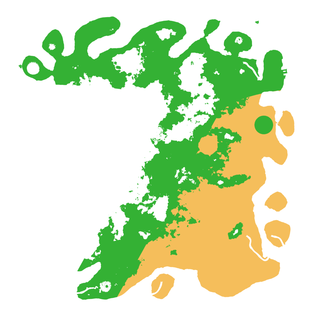 Biome Rust Map: Procedural Map, Size: 4500, Seed: 290970174