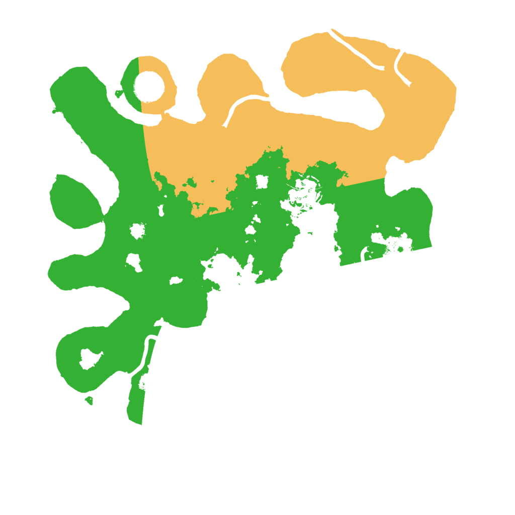 Biome Rust Map: Procedural Map, Size: 3000, Seed: 92628