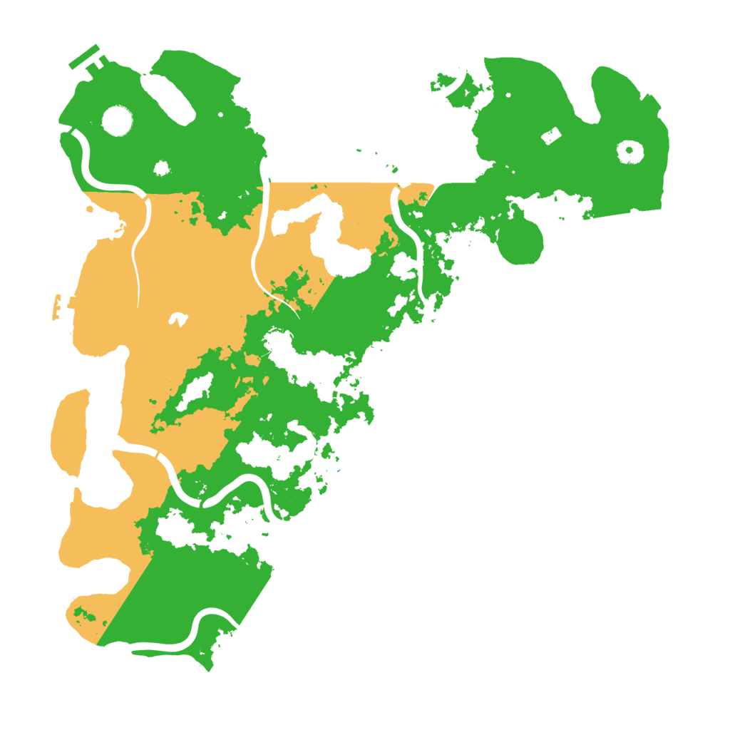 Biome Rust Map: Procedural Map, Size: 4250, Seed: 183370102