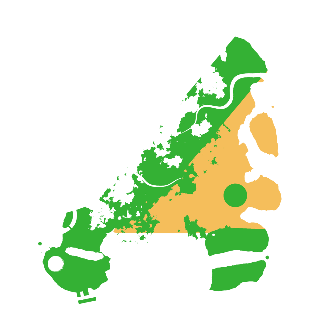 Biome Rust Map: Procedural Map, Size: 3500, Seed: 765036078