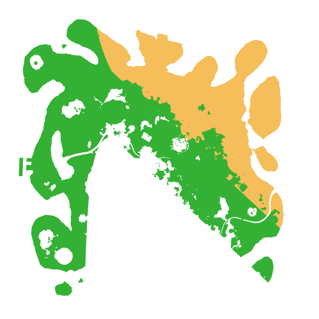 Biome Rust Map: Procedural Map, Size: 3500, Seed: 2029959123