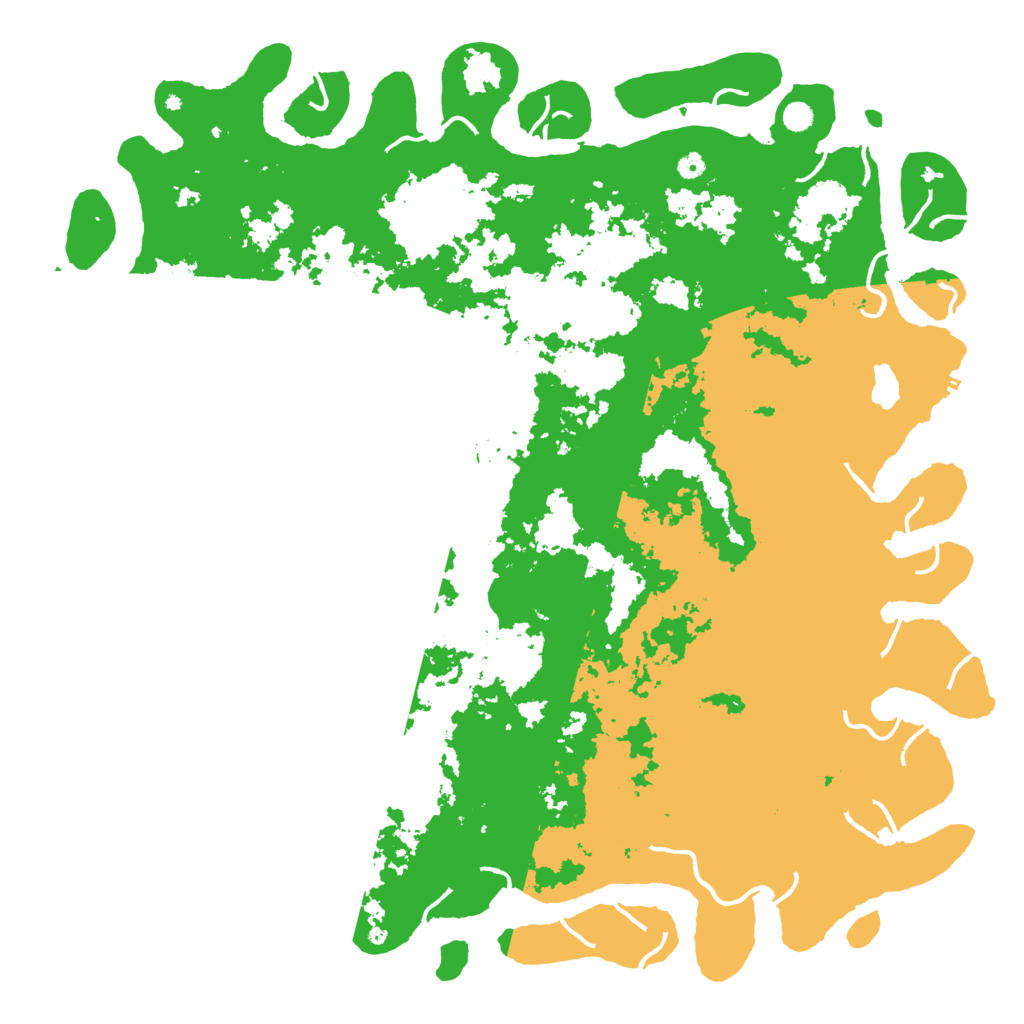 Biome Rust Map: Procedural Map, Size: 6000, Seed: 6918