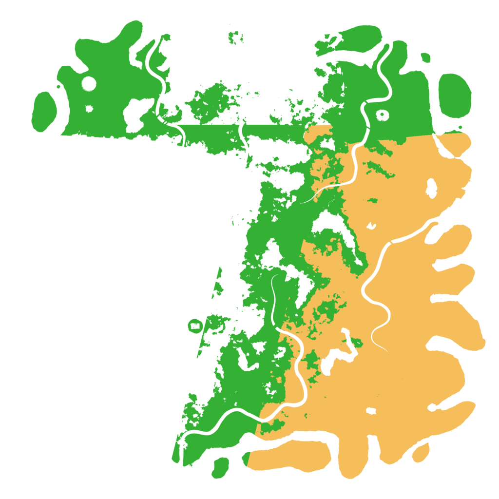 Biome Rust Map: Procedural Map, Size: 6000, Seed: 6918