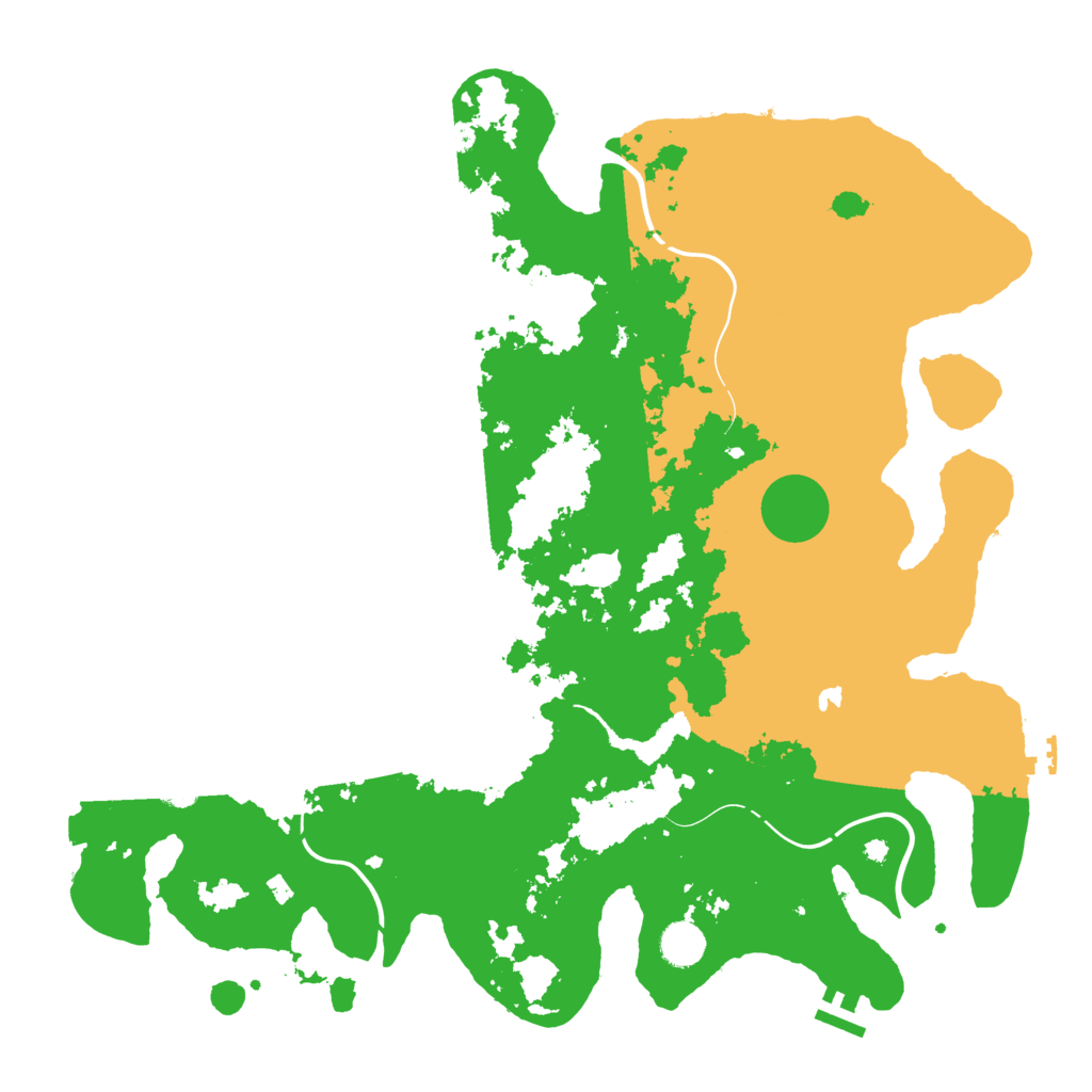 Biome Rust Map: Procedural Map, Size: 4250, Seed: 267657256