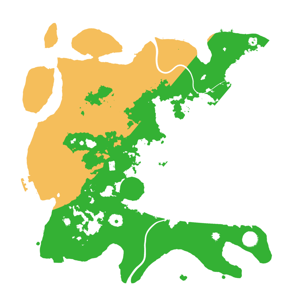 Biome Rust Map: Procedural Map, Size: 3500, Seed: 814851656