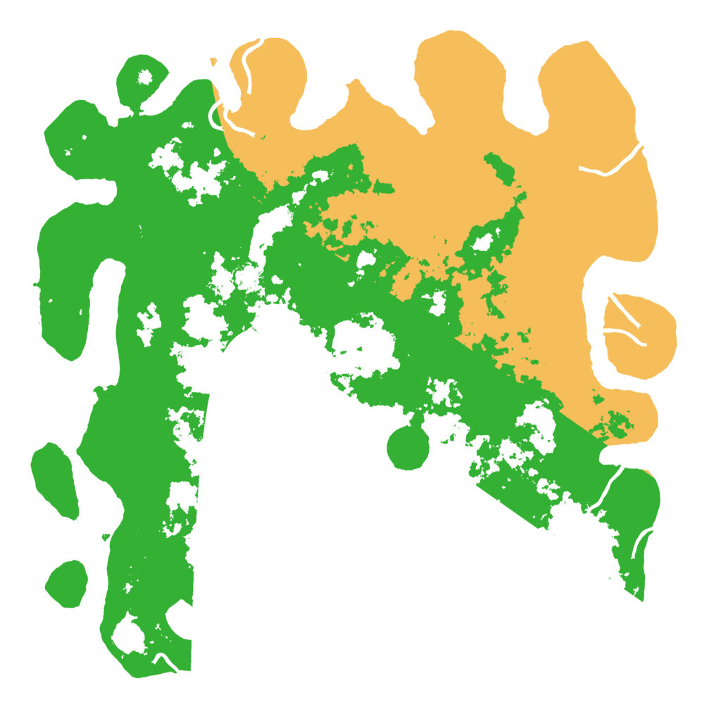 Biome Rust Map: Procedural Map, Size: 4500, Seed: 1847628297