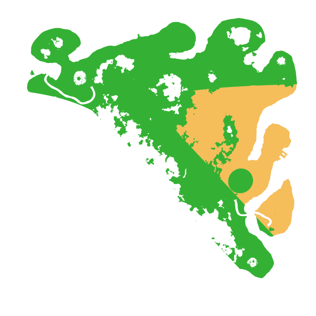 Biome Rust Map: Procedural Map, Size: 3500, Seed: 1668295520