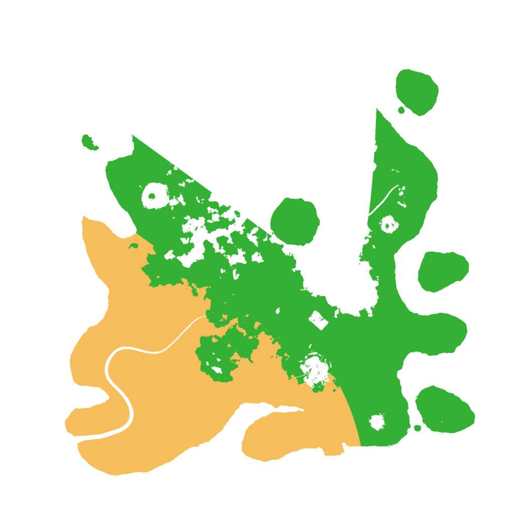 Biome Rust Map: Procedural Map, Size: 3000, Seed: 421547632