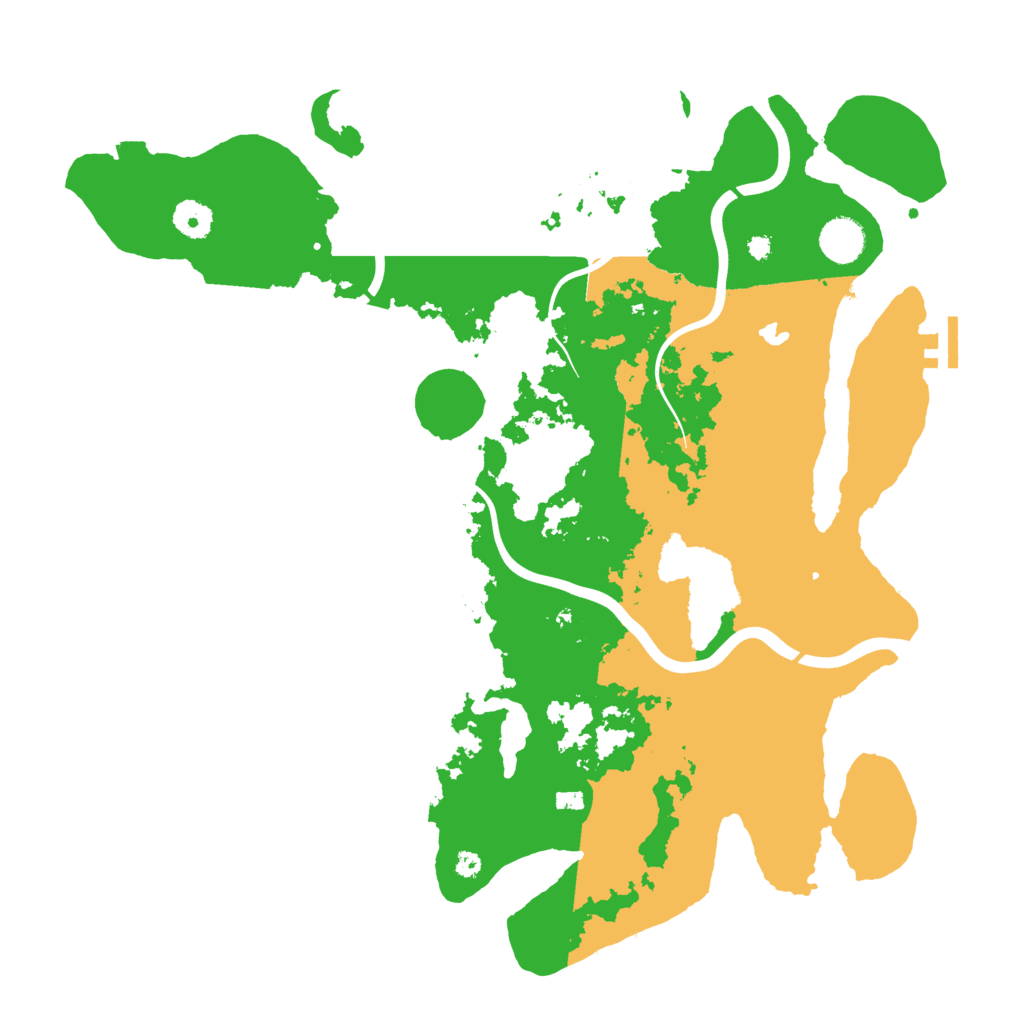 Biome Rust Map: Procedural Map, Size: 4000, Seed: 1273