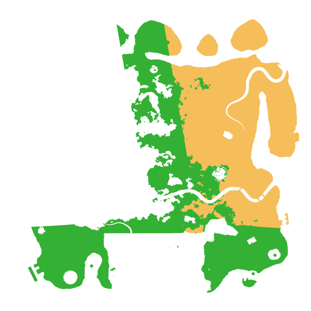 Biome Rust Map: Procedural Map, Size: 4000, Seed: 563461826