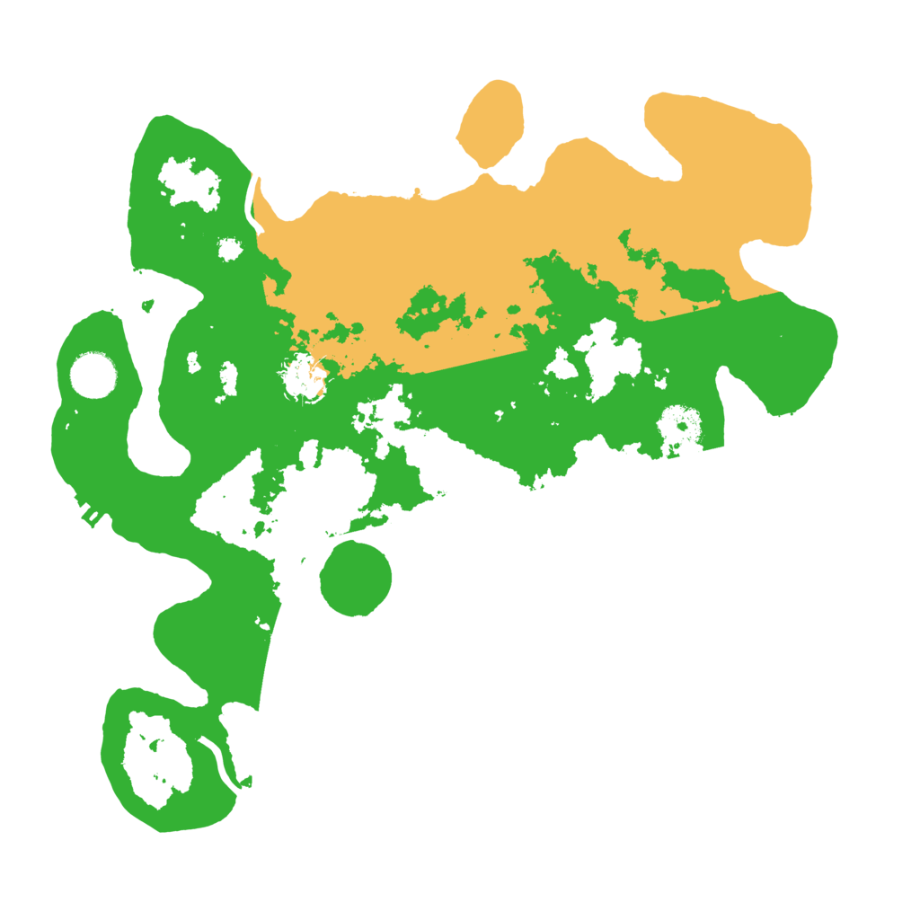 Biome Rust Map: Procedural Map, Size: 3500, Seed: 8769637