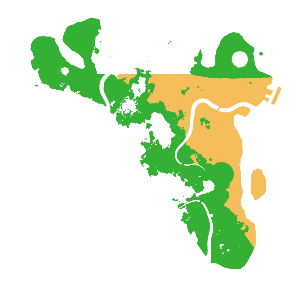 Biome Rust Map: Procedural Map, Size: 3250, Seed: 1746737766