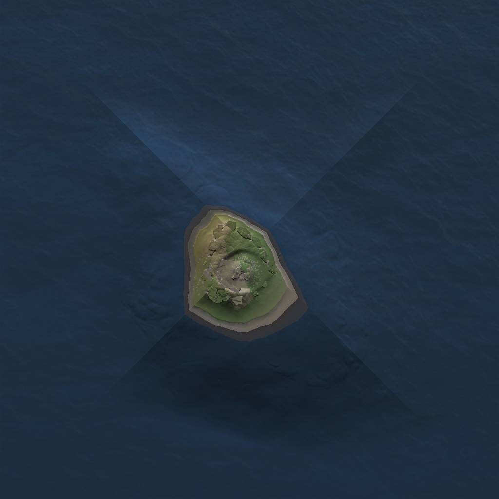 Rust Map: Procedural Map, Size: 1000, Seed: 270980, 3 Monuments