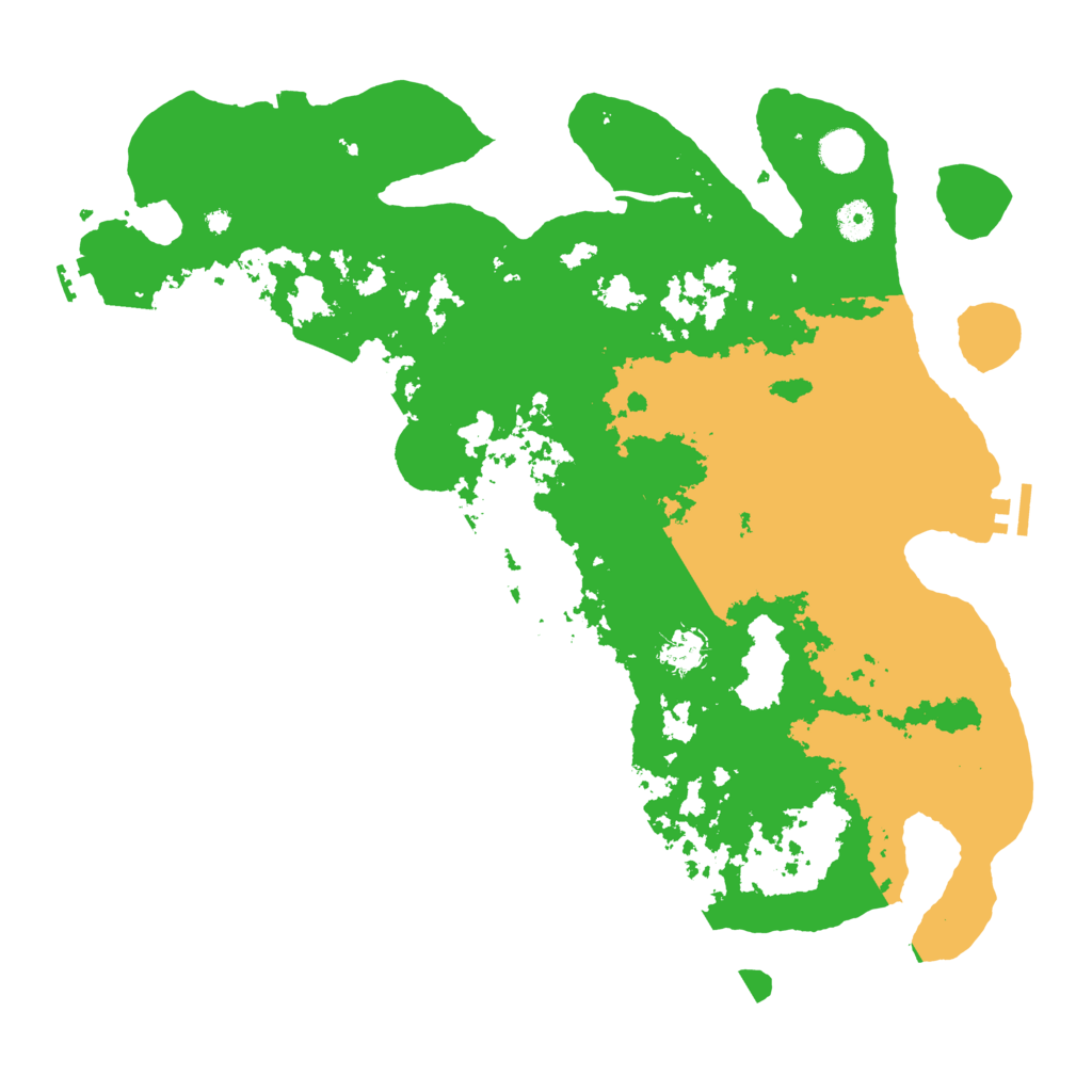 Biome Rust Map: Procedural Map, Size: 4250, Seed: 393354066