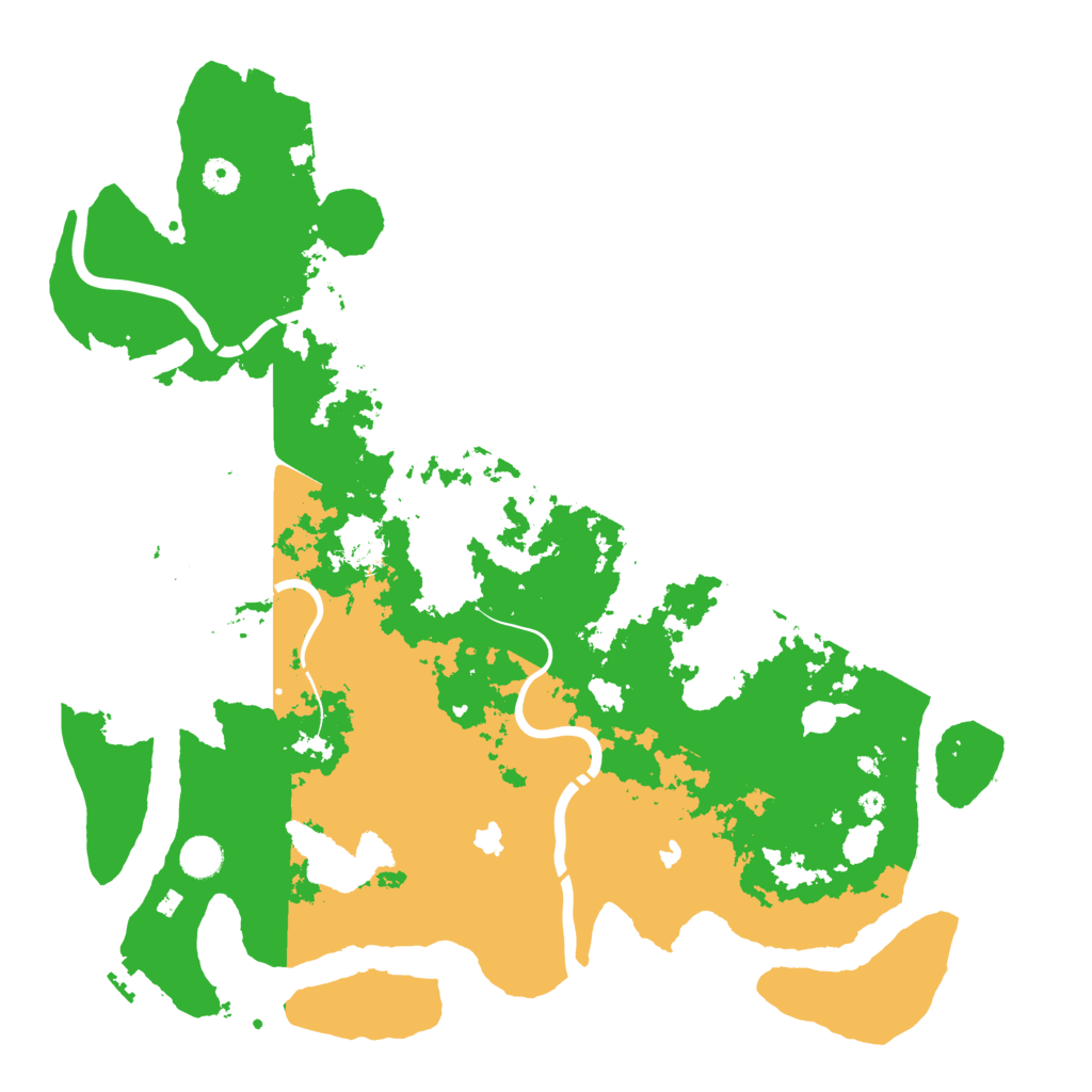 Biome Rust Map: Procedural Map, Size: 4500, Seed: 763464175