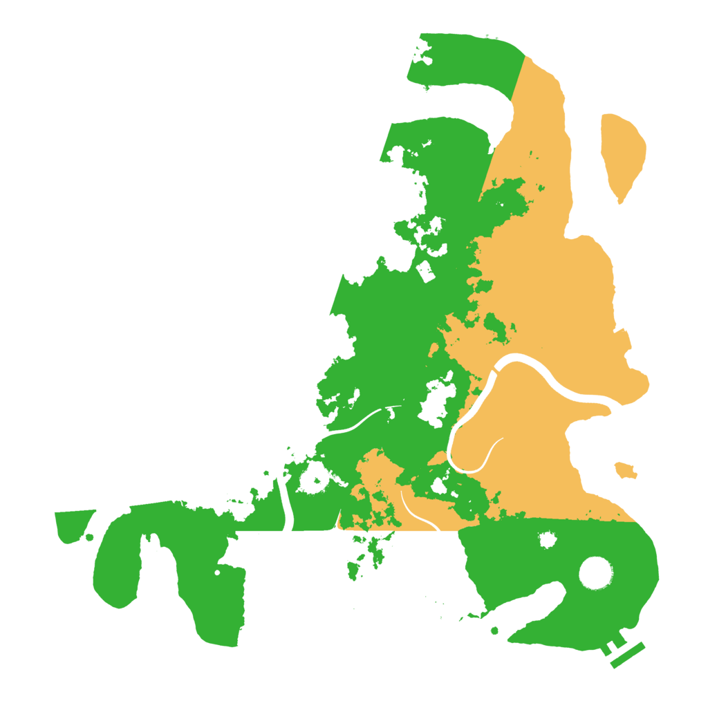 Biome Rust Map: Procedural Map, Size: 3750, Seed: 87048