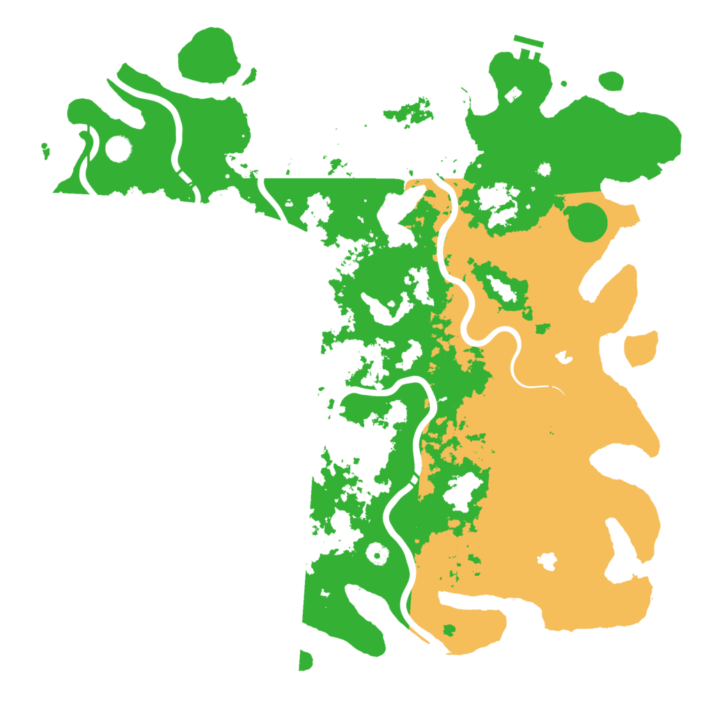 Biome Rust Map: Procedural Map, Size: 4800, Seed: 242076305