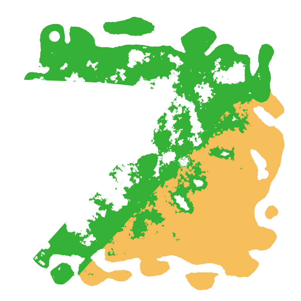 Biome Rust Map: Barren, Size: 5000, Seed: 1234567