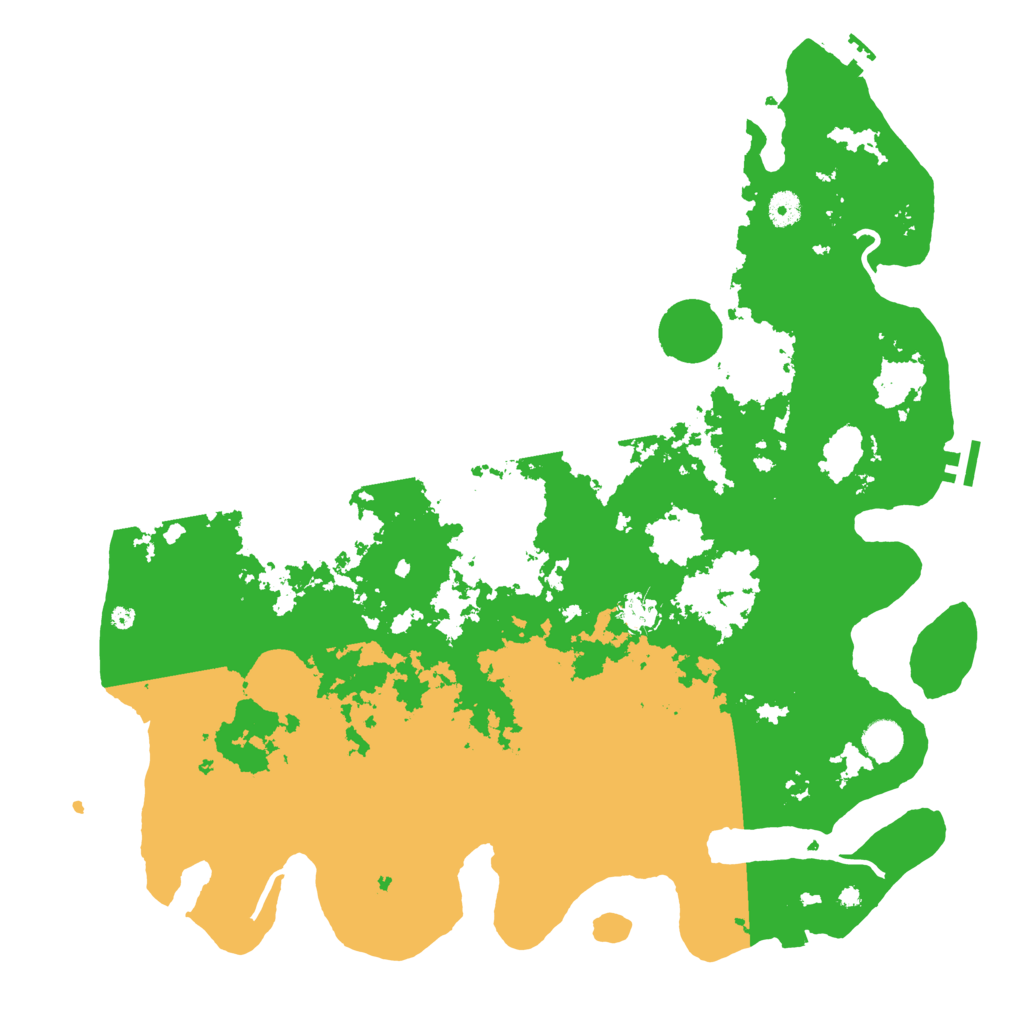 Biome Rust Map: Procedural Map, Size: 4500, Seed: 471039558