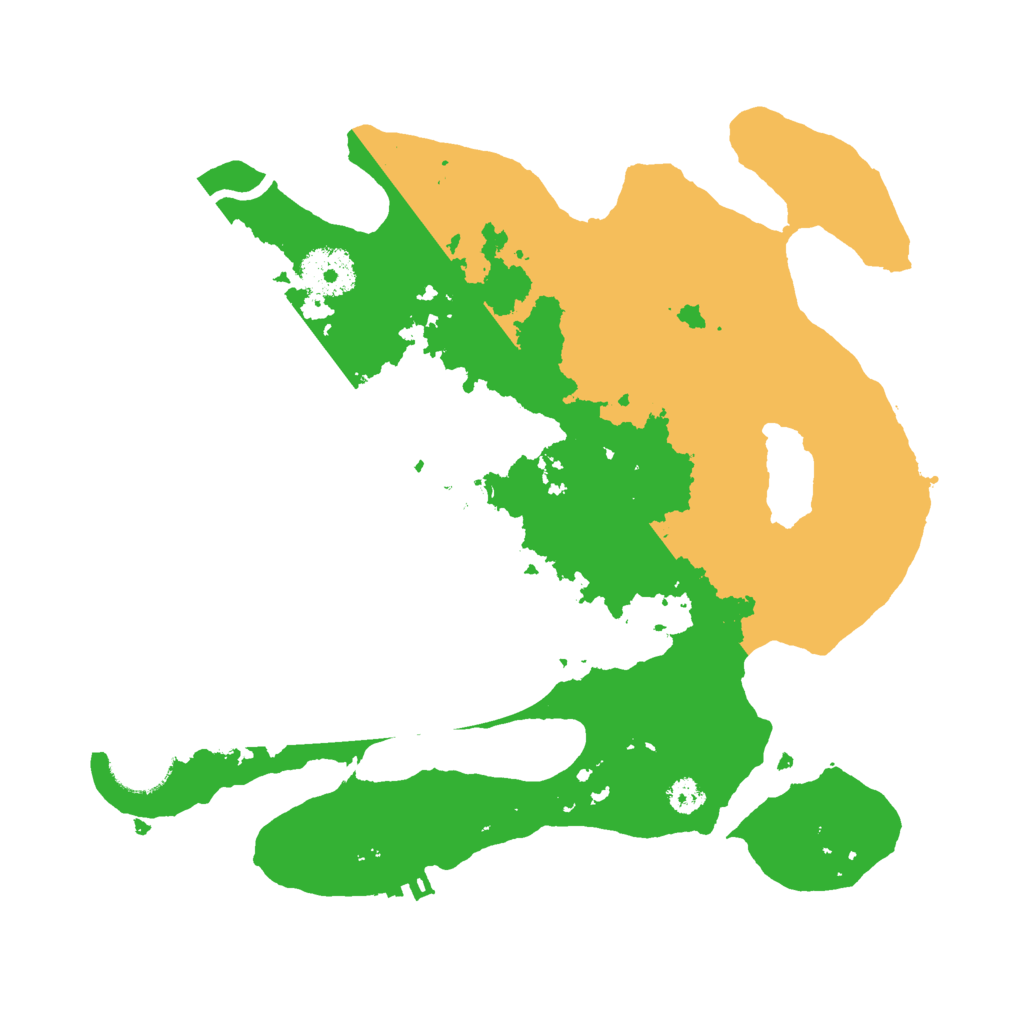 Biome Rust Map: Procedural Map, Size: 3000, Seed: 12323445