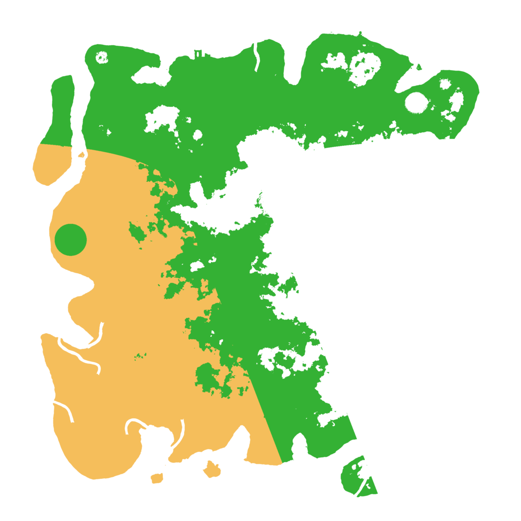Biome Rust Map: Procedural Map, Size: 4300, Seed: 154315572
