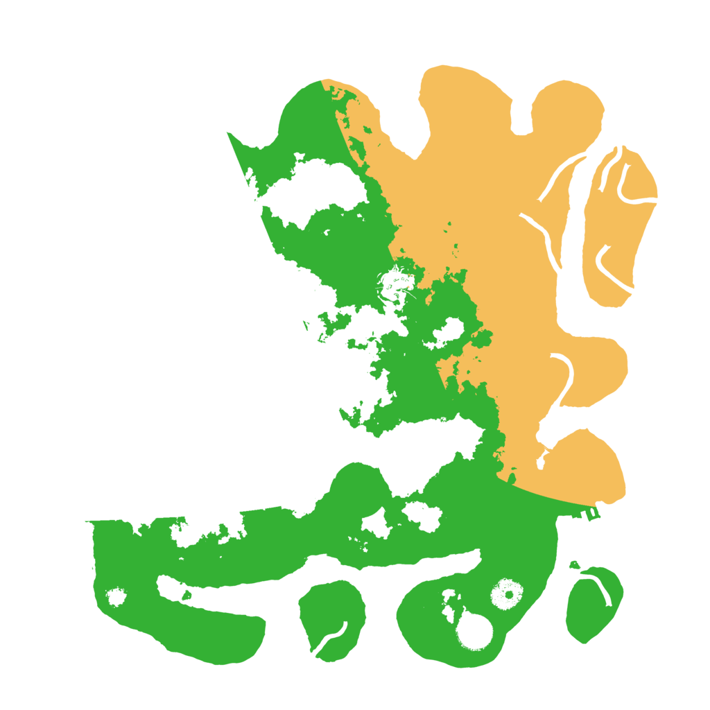 Biome Rust Map: Procedural Map, Size: 3500, Seed: 1579309735