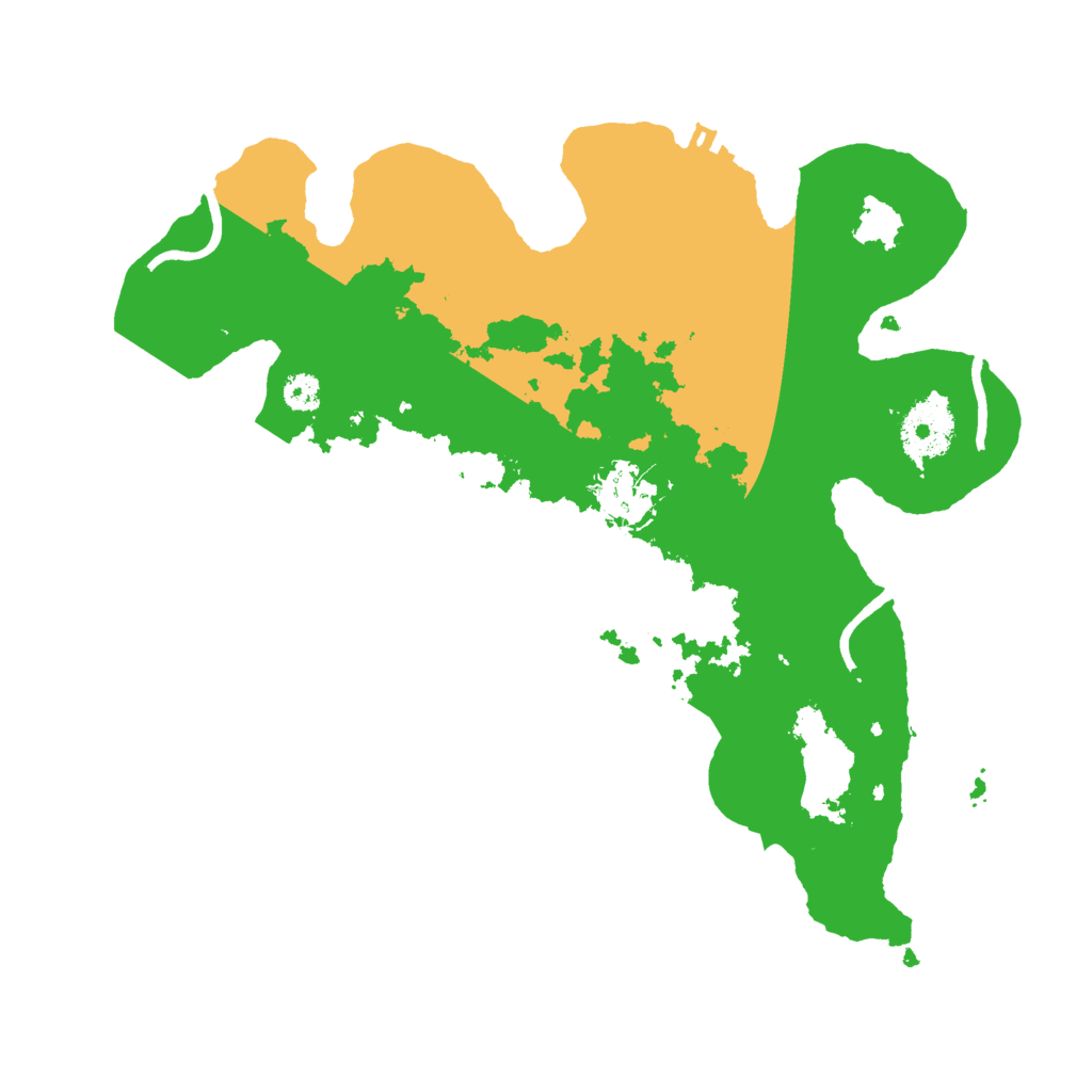 Biome Rust Map: Procedural Map, Size: 3000, Seed: 32632