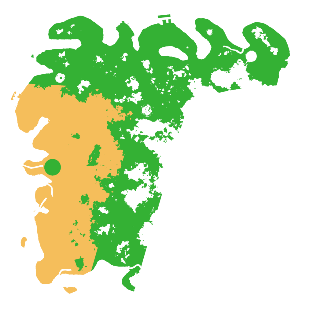 Biome Rust Map: Procedural Map, Size: 5000, Seed: 1251978859