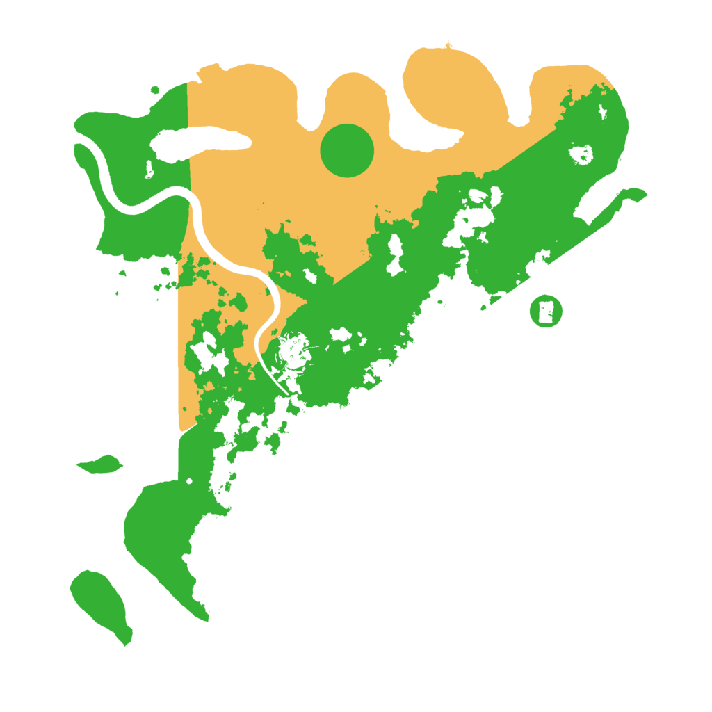 Biome Rust Map: Procedural Map, Size: 3500, Seed: 7913353