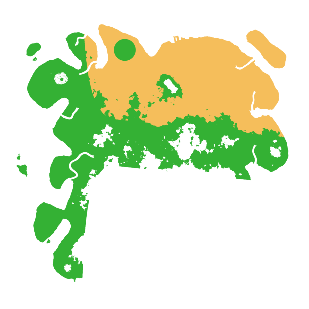 Biome Rust Map: Procedural Map, Size: 3750, Seed: 9543151