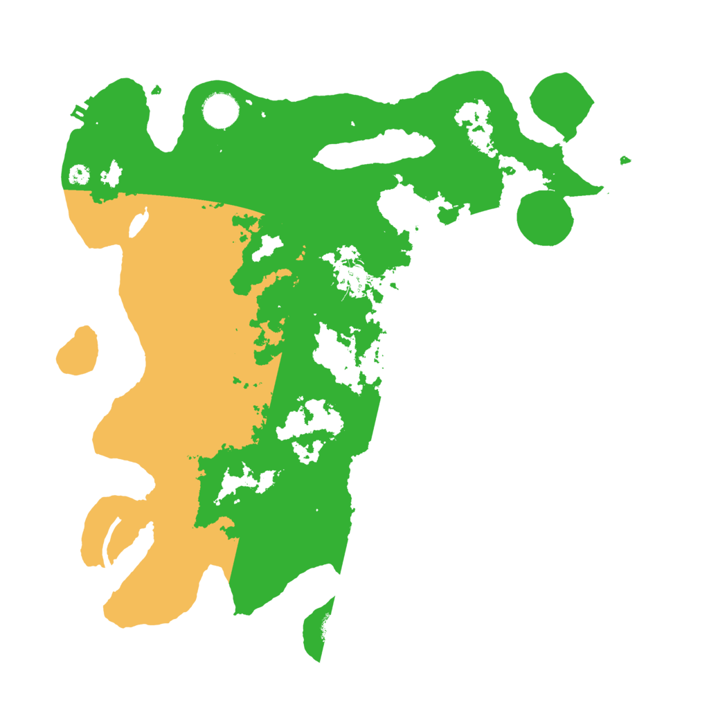 Biome Rust Map: Procedural Map, Size: 3500, Seed: 1864542509
