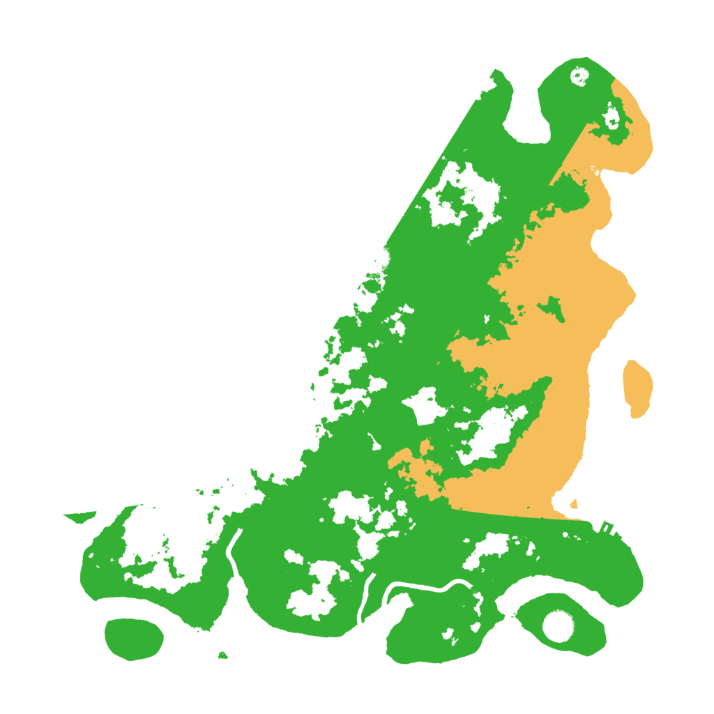 Biome Rust Map: Procedural Map, Size: 4000, Seed: 54374