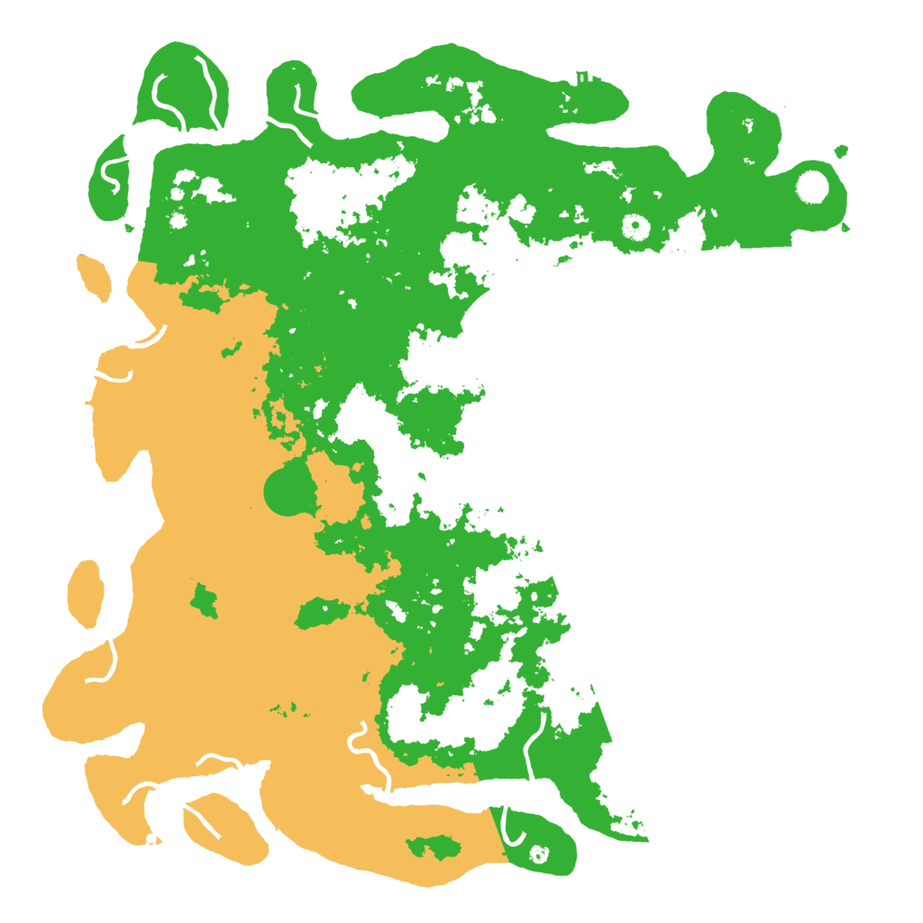 Biome Rust Map: Procedural Map, Size: 5000, Seed: 258511
