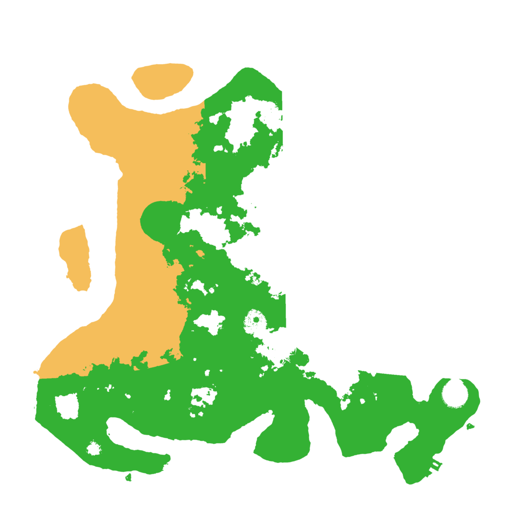 Biome Rust Map: Procedural Map, Size: 3500, Seed: 1020599379