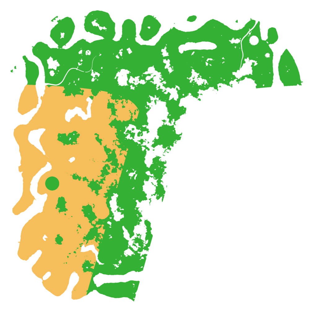 Biome Rust Map: Procedural Map, Size: 6000, Seed: 17785