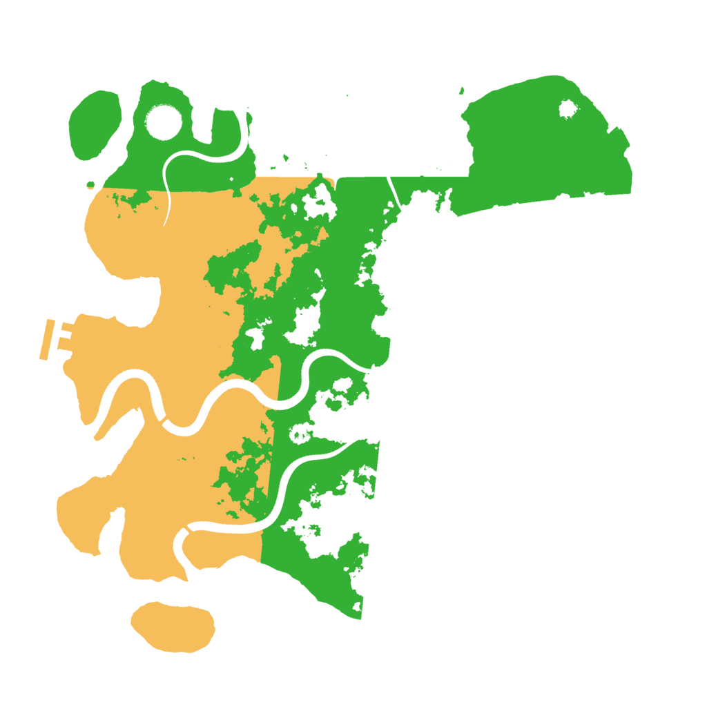 Biome Rust Map: Procedural Map, Size: 3500, Seed: 1488082266