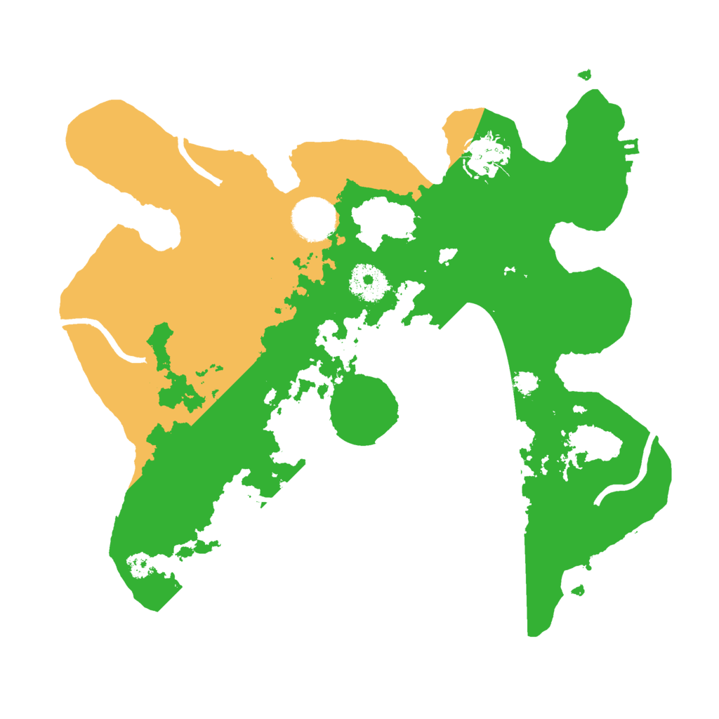 Biome Rust Map: Procedural Map, Size: 2900, Seed: 55634322