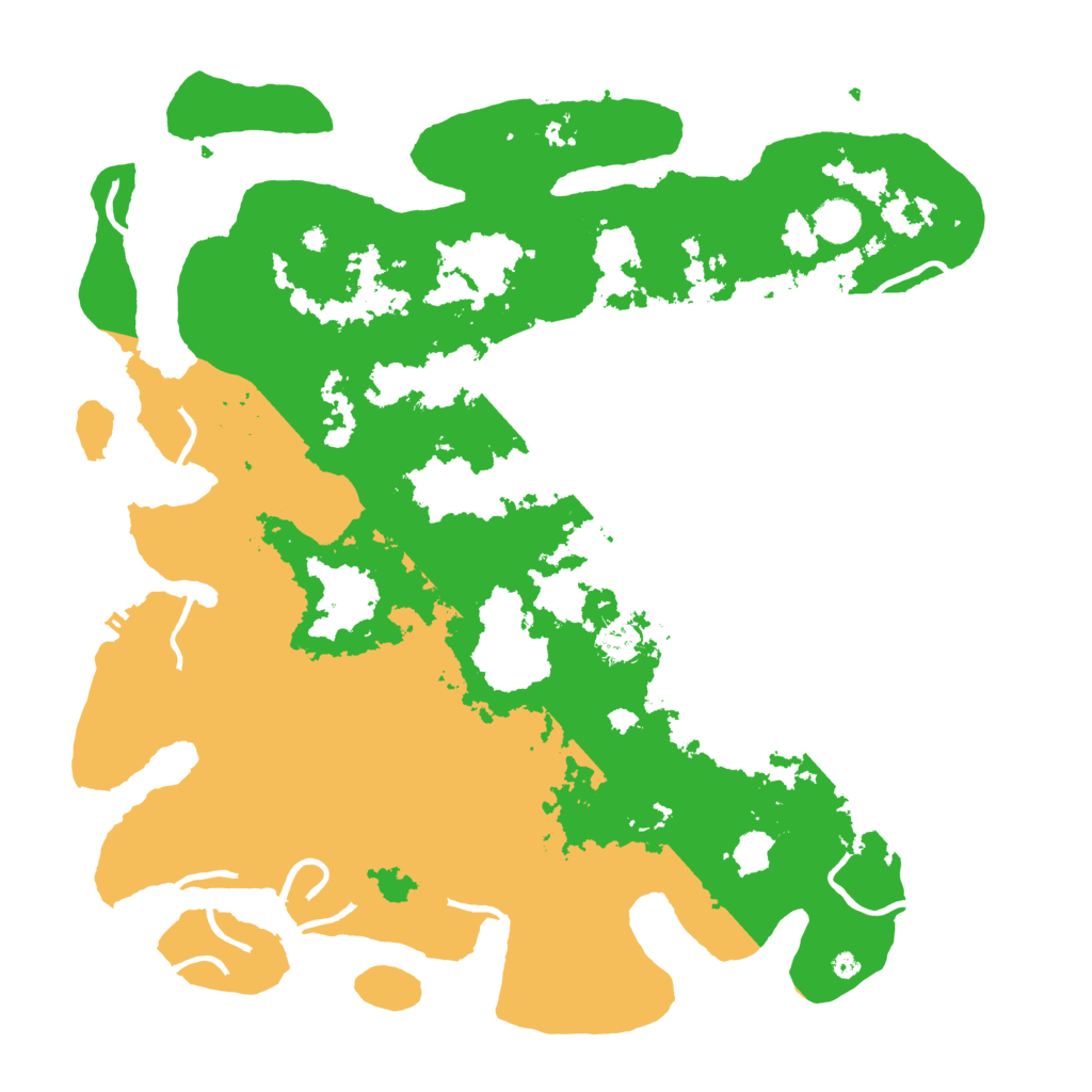 Biome Rust Map: Procedural Map, Size: 4300, Seed: 313