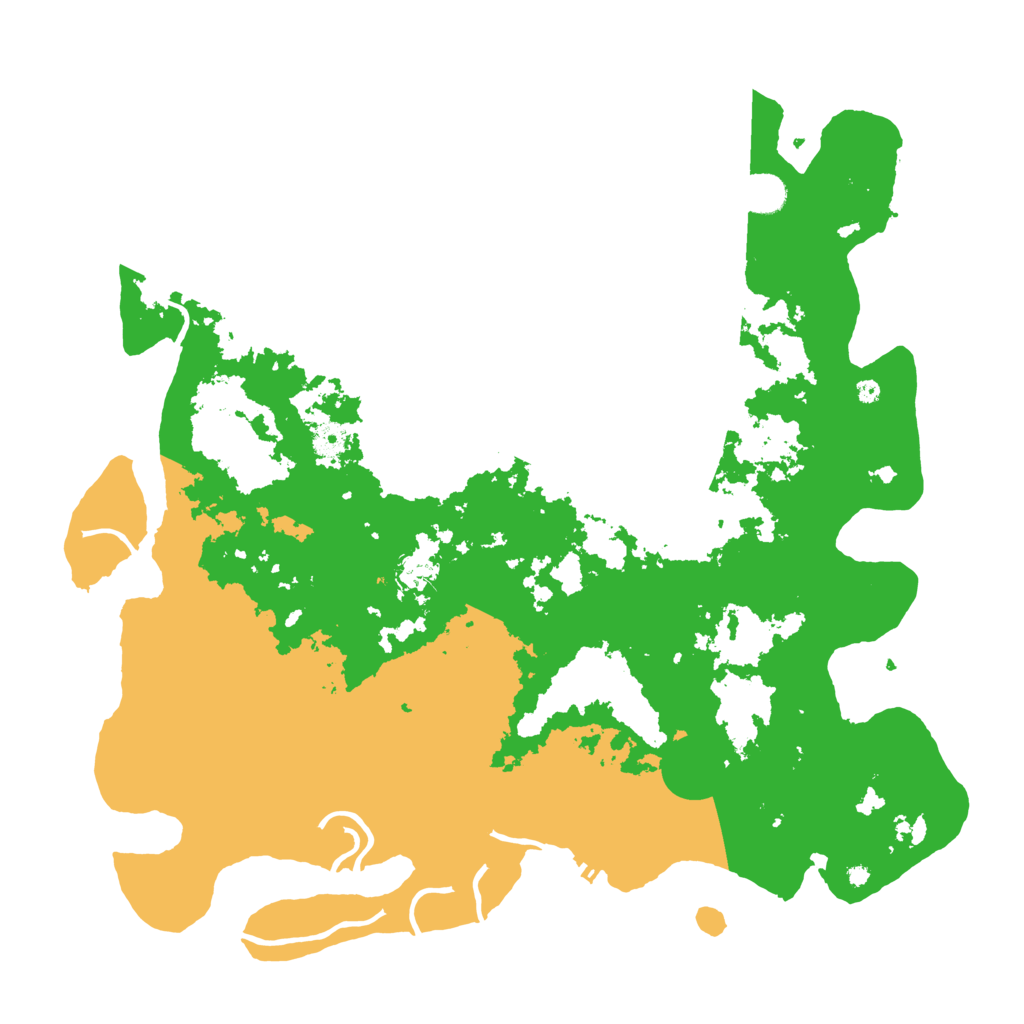 Biome Rust Map: Procedural Map, Size: 4500, Seed: 958326775