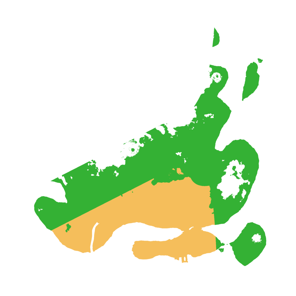 Biome Rust Map: Procedural Map, Size: 3000, Seed: 1195496015