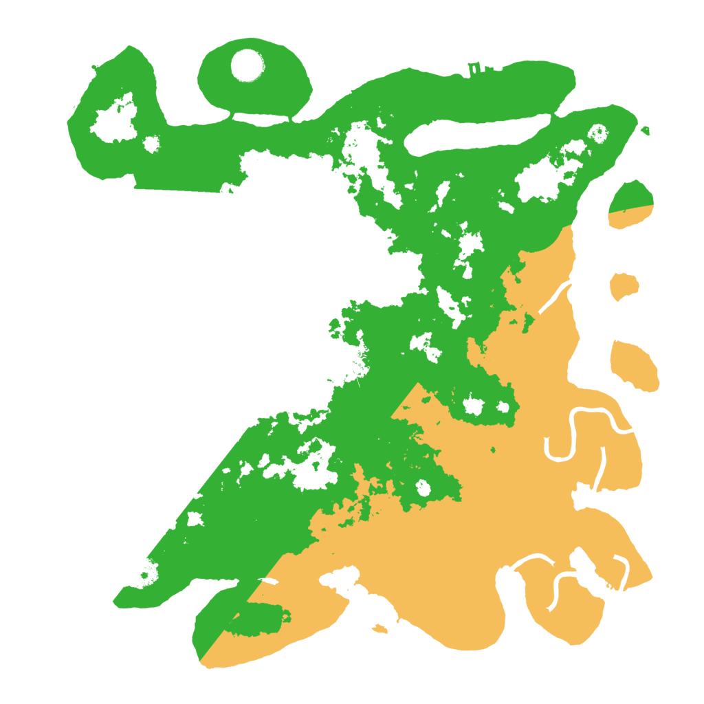 Biome Rust Map: Procedural Map, Size: 3800, Seed: 609896