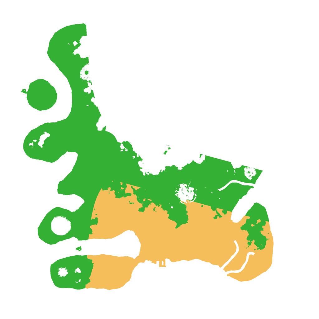Biome Rust Map: Procedural Map, Size: 3000, Seed: 27796